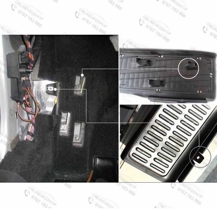Set pedale inox cutie DSG sau manuala VW Passat B6,B7, CC, Tiguan, Golf 5, Golf 6, Eos, Scirocco, Skoda octavia 2, Seat Leon 1P