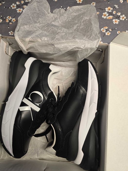 Pantofi sport piele naturala Calvin Klein Jeans mas.38