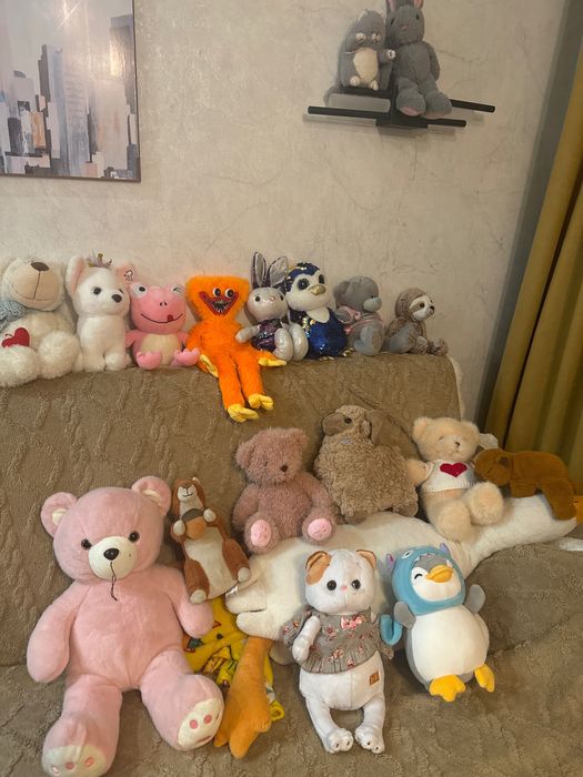 Игрушки мягкие пакет