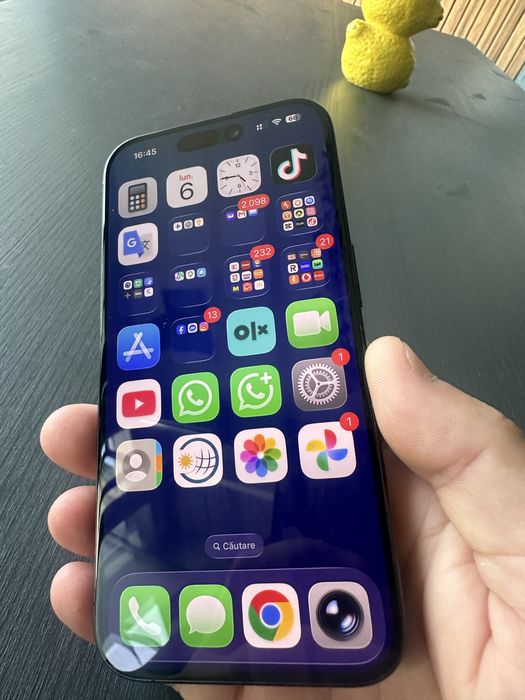 Vand/Schimb Iphone 15Pro Black Titanium 128G - ca nou