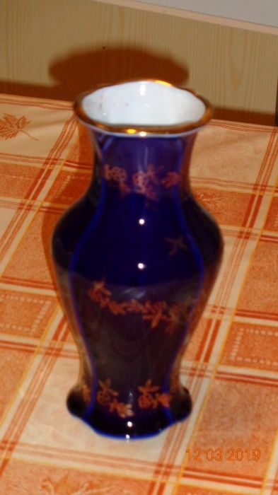 Vaza de  portelan - cobalt