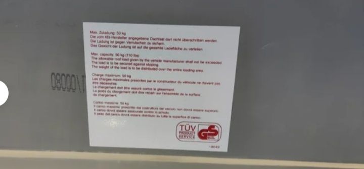 Cutie camping/ski/plafon/pescuit Jetbag Thule