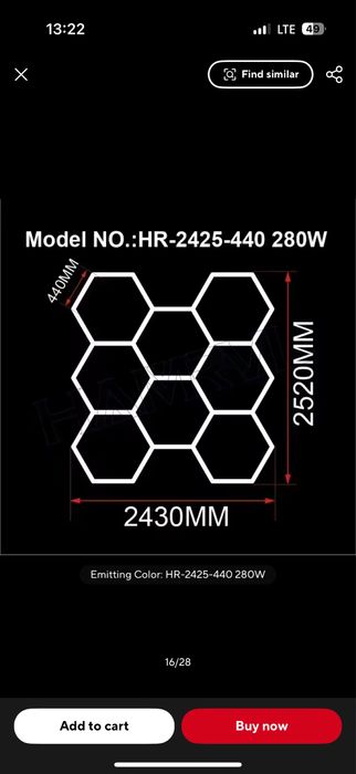 Led Bar Garage light