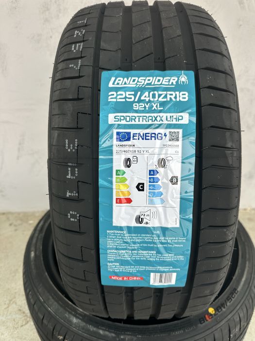 Нови летни гуми LANDSPIDER UHP 225/40R18 92Y XL НОВ DOT БОРД 2254018