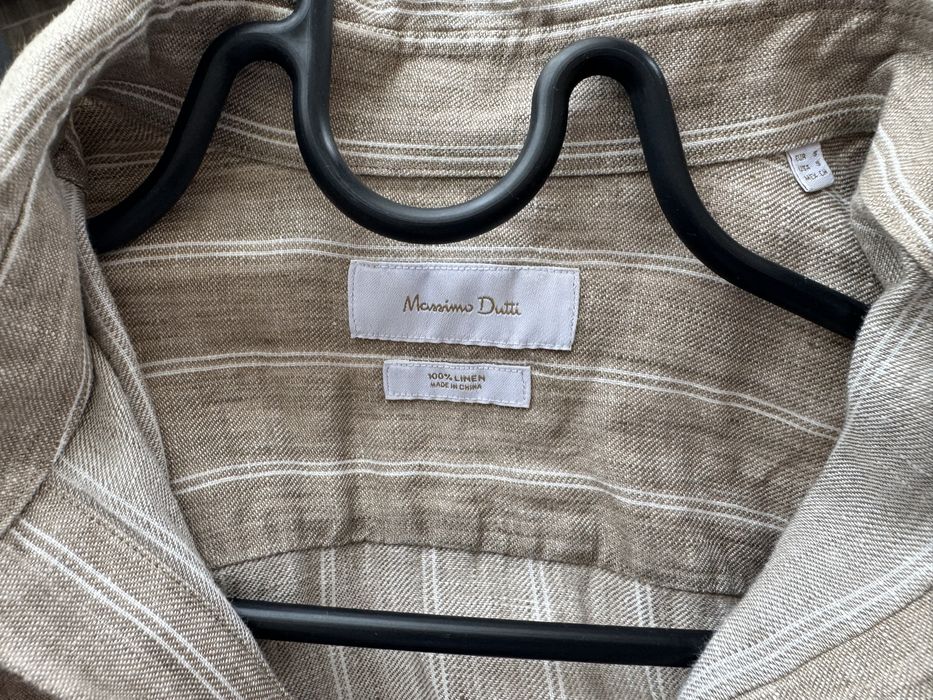 Мъжка ленена риза Massimo Dutti, размер S