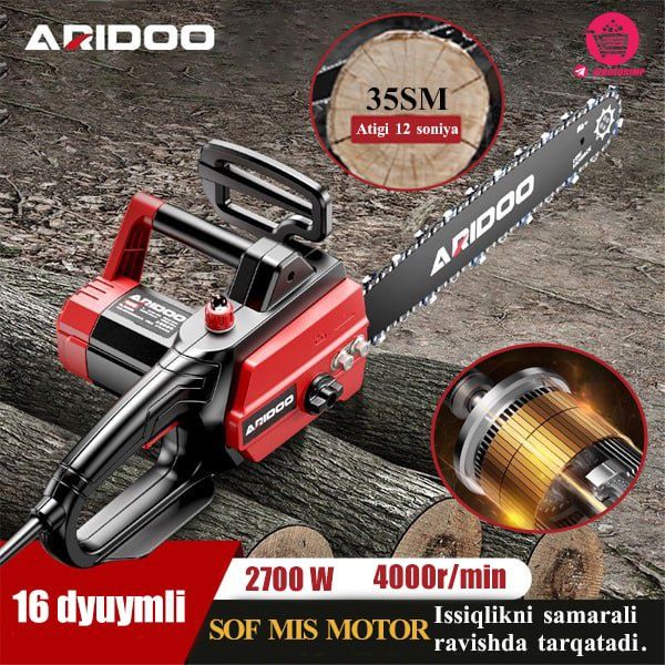 16 dyumli elektron qoʻl arra -ARIDOO