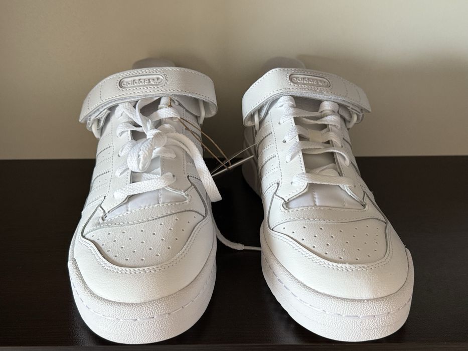 ADIDAS FORUM LOW 42.5номер 27см Стелка Нови с Кутия Естествена Кожа