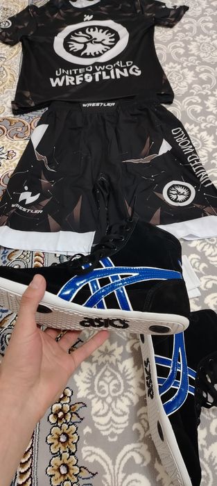 Борцовки asics размер 41 чёрный