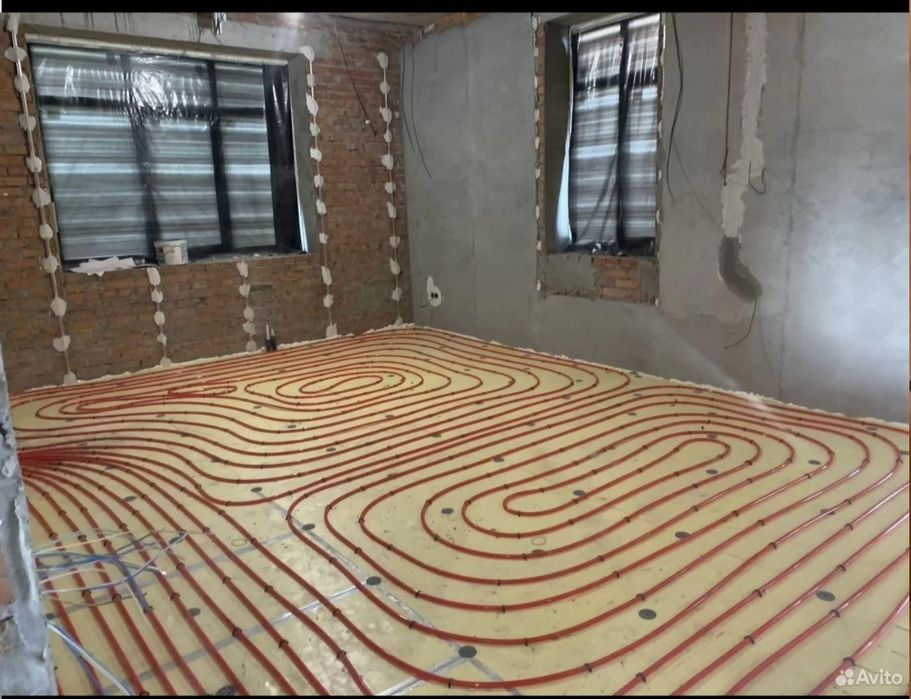 Отопления и водоснабжения теплые полы