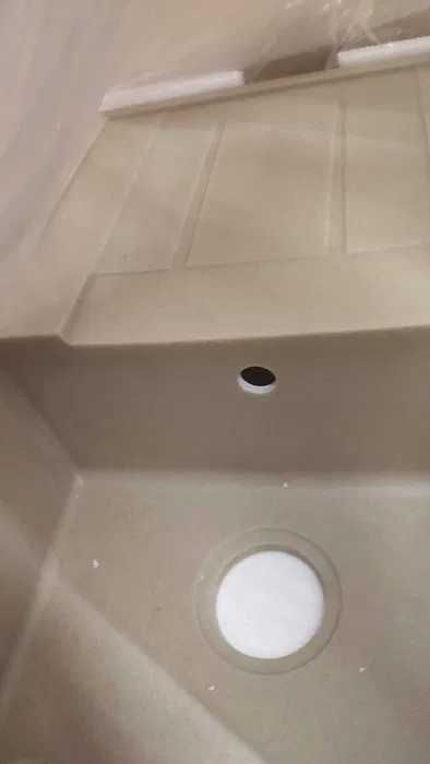 НАМАЛЕНА: Гранитна мивка - капучино / бежова