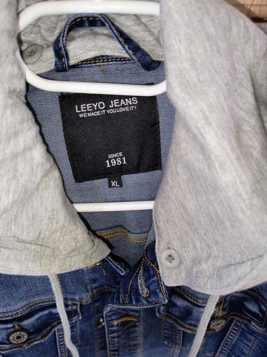 Geaca subtire Leeyo Jeans, XL, recomand L