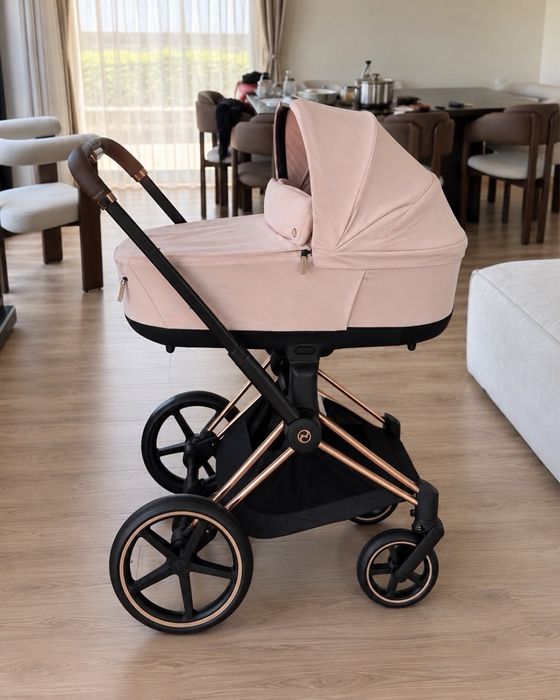 CYBEX Priam 4 Platinum Rose Gold 2в1 + кош + аксесоари