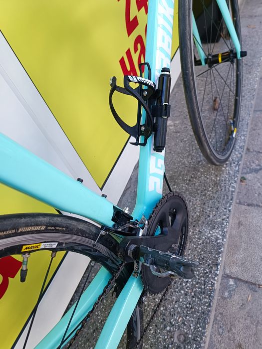 Шосеен велосипед - карбон, Shimano 105, Mavic + GPS