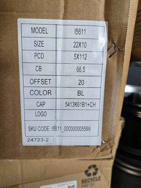 22цола 5х112 Audi 5x112 Ауди