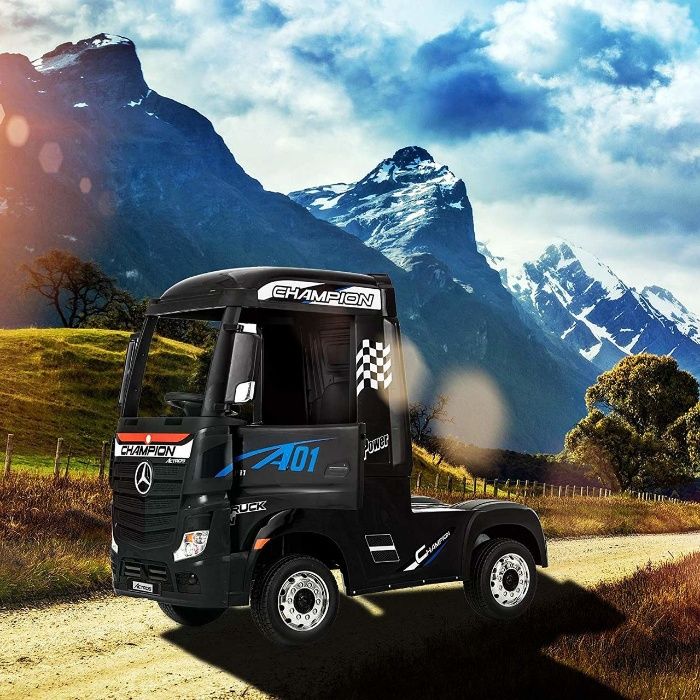 Акумулаторен КАМИОН Mercedes ACTROS Licensed 2X12V батерия, с меки