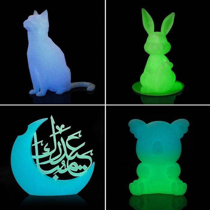 PLA Glow in Dark Filament, ПЛА Филамент Светещ (Нишка) за 3Д Принтер