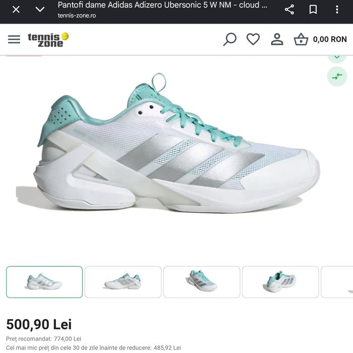 Adidas Ubersonic 5 Tenis Padel NOI | 41 1/3, 42, 42 2/3, 43 1/3, 44