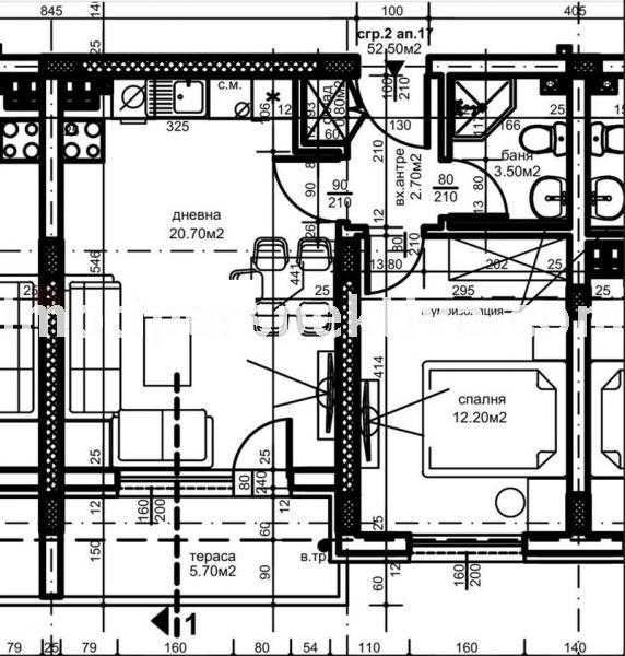 Продава се Двустаен апартамент в Пловдив, Остромила - 59 кв.м за 934 €/кв.м - Снимка #9
