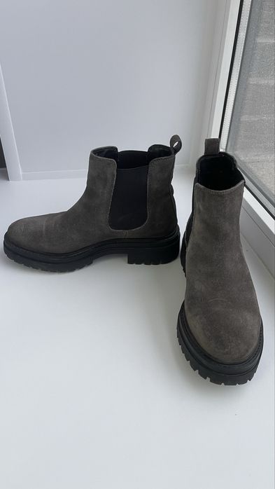 Женские ботинки челси Geox (замша)