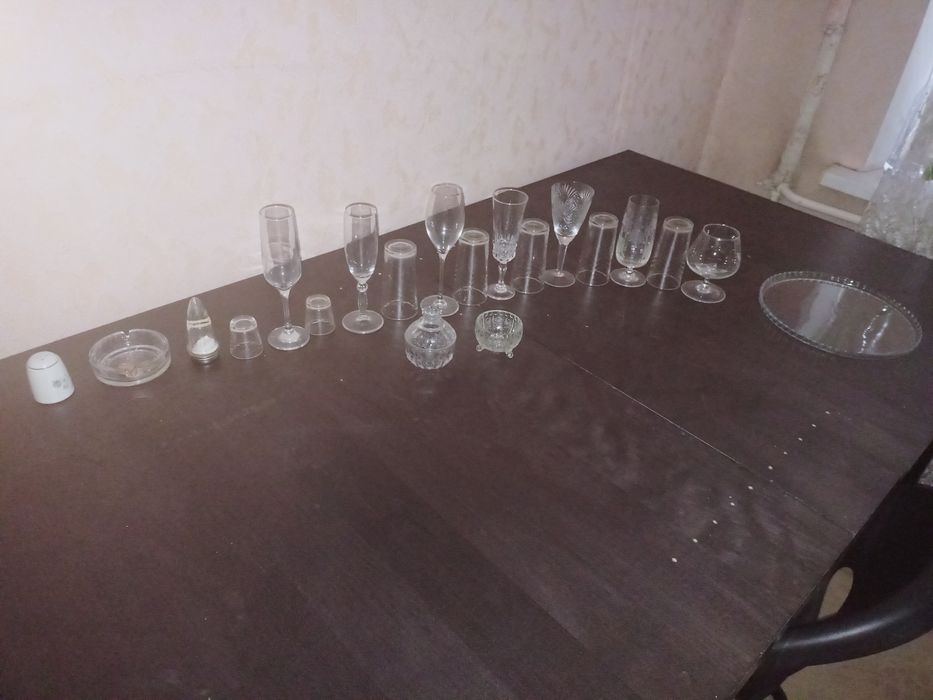 Коллекция стекла сервировки