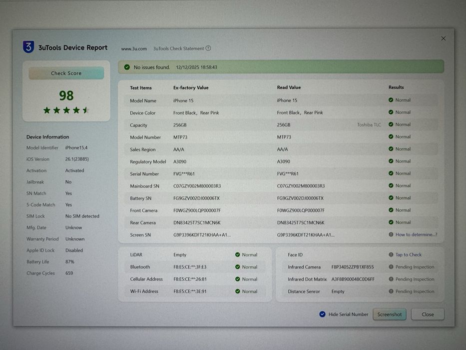 iPhone 15 256Gb Pink