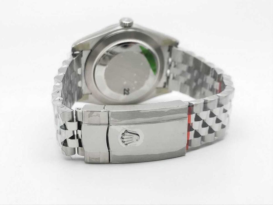 Rolex Datejust 41mm Зелен циферблат Fluted Bezel Jubilee – реални снимки – поръчка