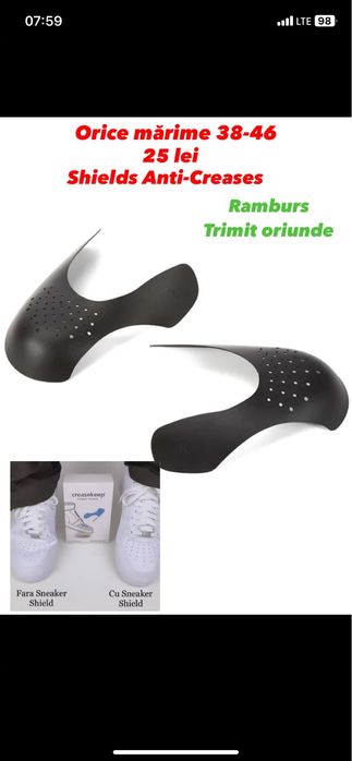 anticreases pentru sneakersii tai