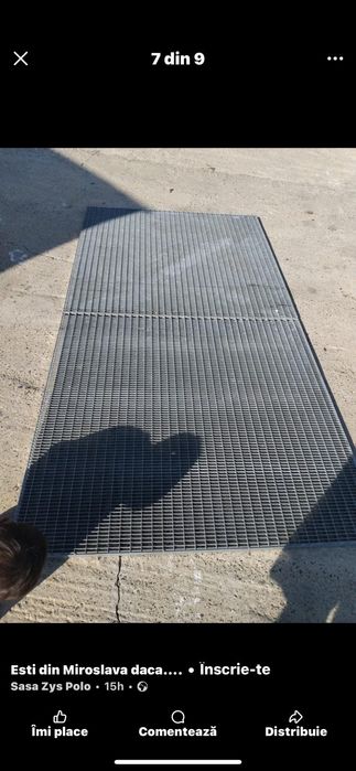 Trepte si gratare zincate