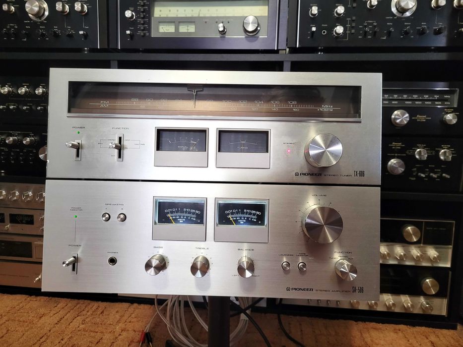 PIONEER SA-506 + PIONEER TX-606 set Hi-Fi vintage *1978