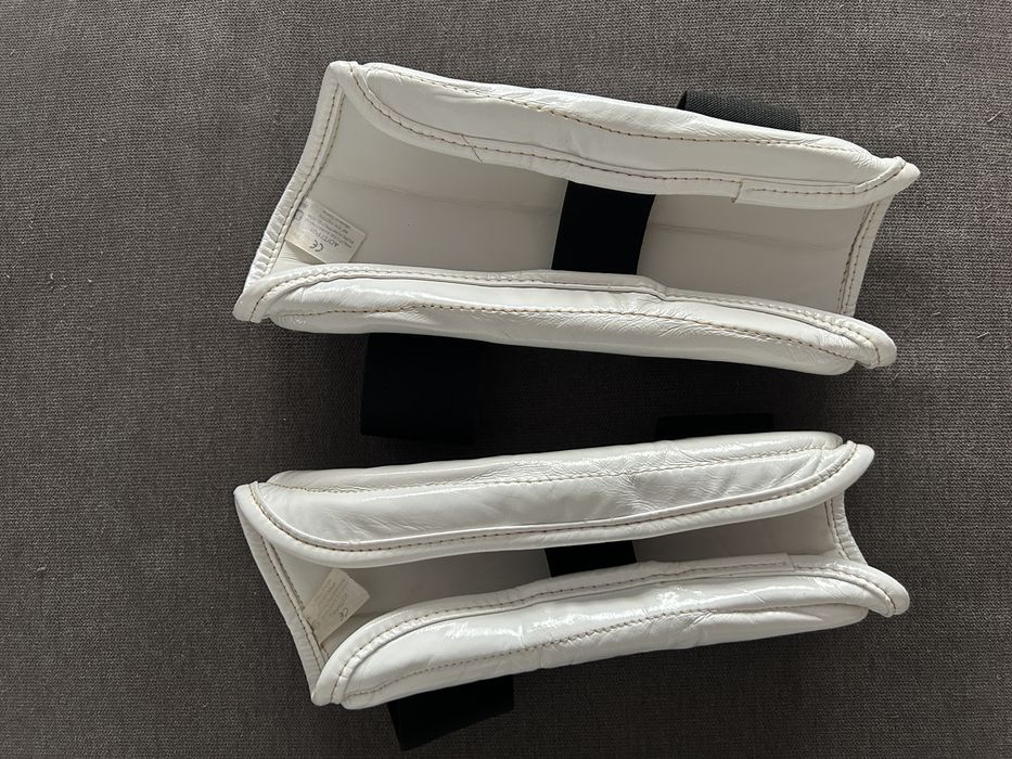 Protectii Antebrate Adidas Taekwondo WT, albe