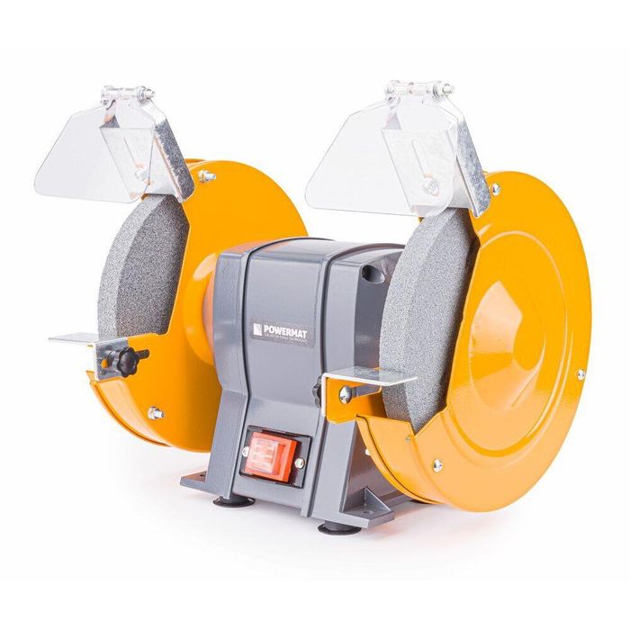 Polizor de banc cu 2 pietre, 1850 W, diametru disc 200 mm, 2950 rpm,