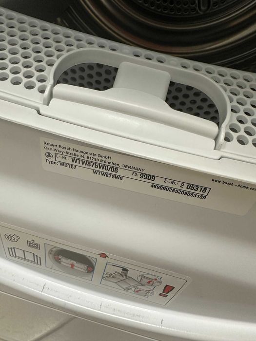Сушилня Bosch WTW875W0 Serie 8 A+++