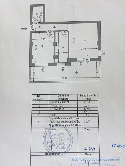Proprietar închiriez apartament 2 cam | spatiu comercial central str Crinului bloc nou parter
