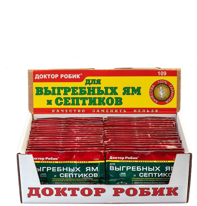 Порошок для выгребных ям Доктор Робик 109, 75 г