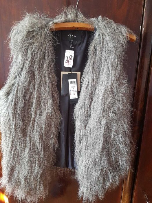 Vesta imitatie blana