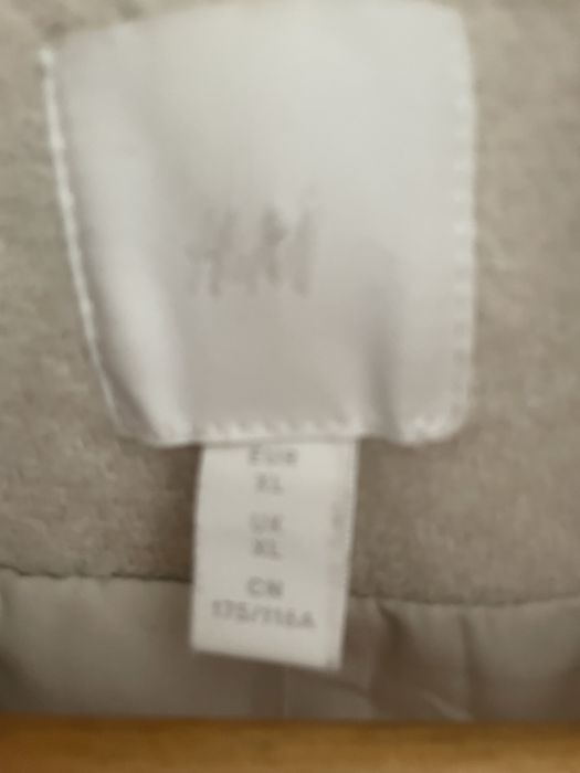 Пальто молочного цвета шерсть