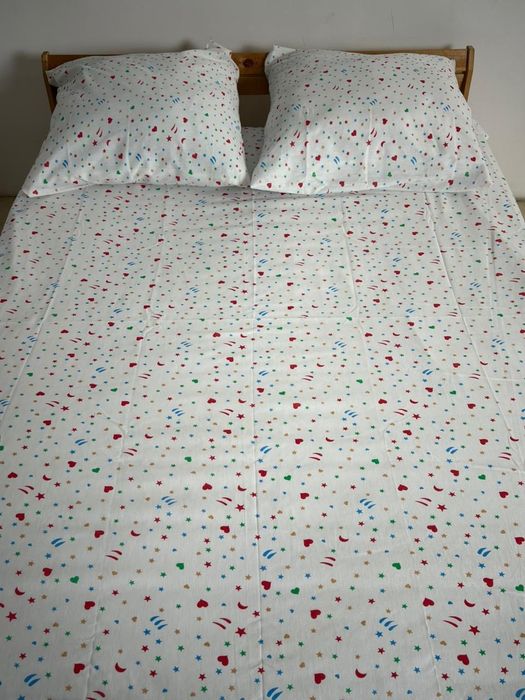 Постельное бельё хлопок 1,5 сп/5000, 2х/6500