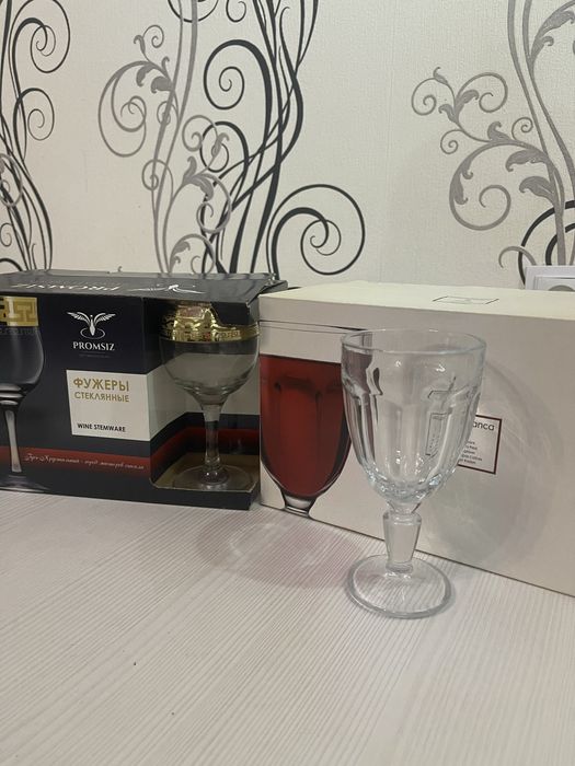 Стаканы фужеры продам по 3000