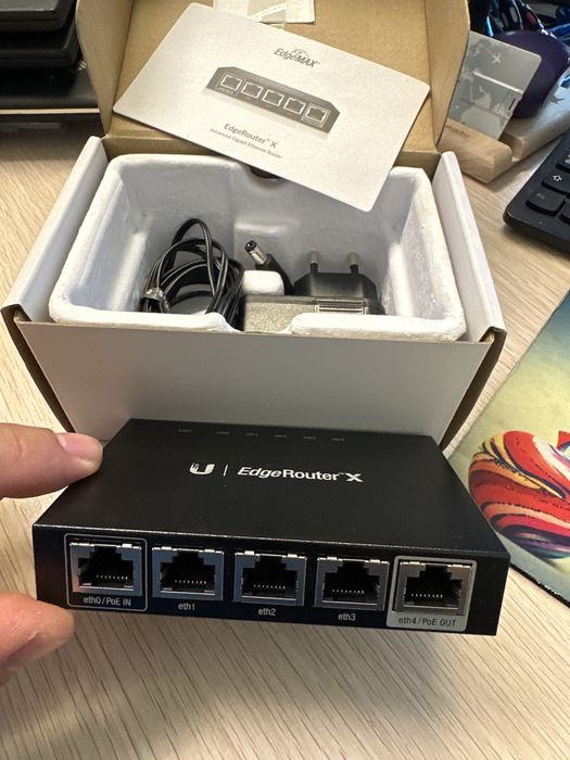 Gigabit router ubiquiti 5 port Edgerouter  X