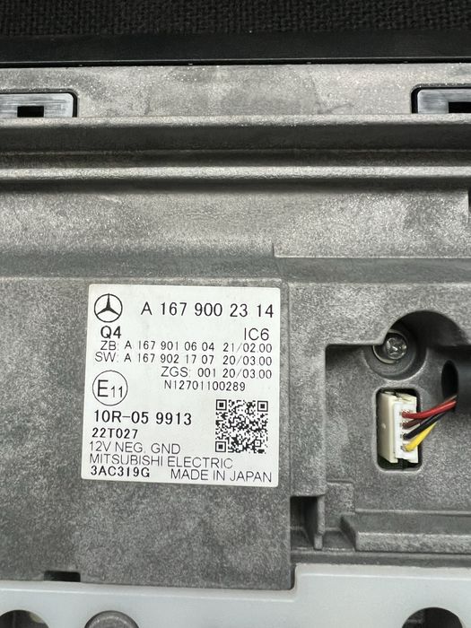 Tableta bord Mercedes Gle W167 A1679002314