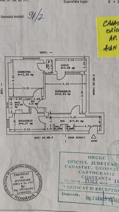 Vind  Apartament 2 camere