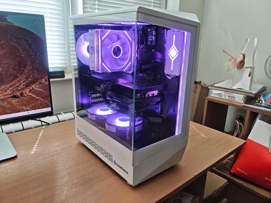 Геймърски компютър, Rtx 3080, Ryzen 7500F, 32gb DDR5, 1tb Nvme, 850W