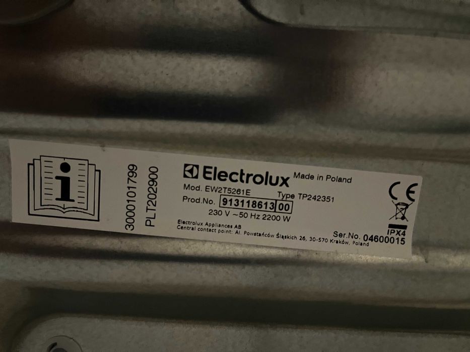 Пералня с горно зареждане Electrolux 6кг. 1200 об/мин.