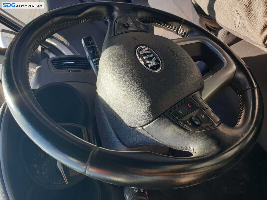 Volan Piele 3 Spite FARA Airbag Kia Rio 3 2011 - 2015 (uzura) [Q2916]