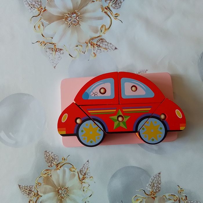 Обучающие деревянные пазлы для малышей 2 вида.