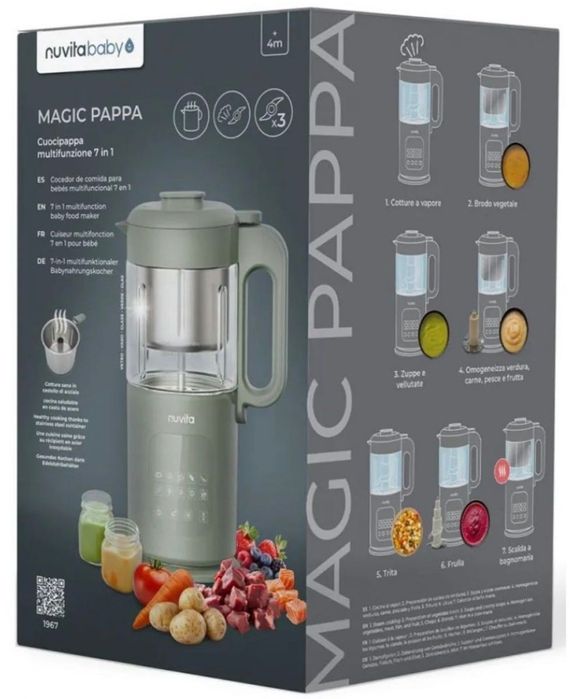 Уред за приготвяне на храна 7 в 1 Nuvita - Magic Pappa