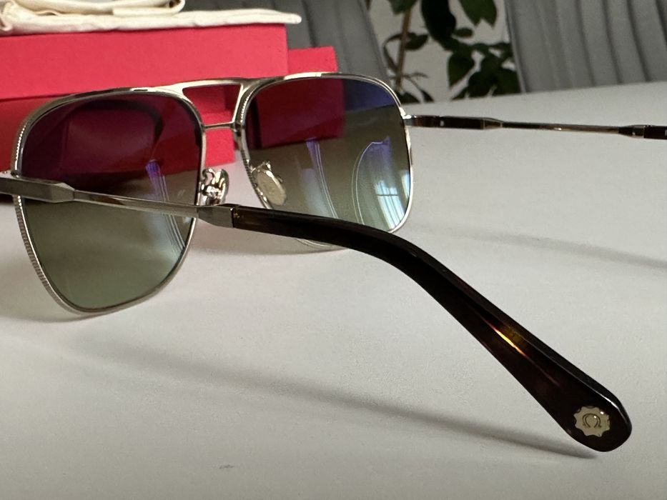 Ochelari de soare Omega, ediție limitatã gold plated, unici in Romania