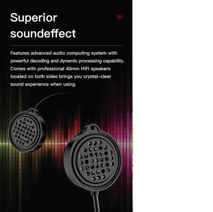 EJEAS E1+ Bluetooth 5.1 Слушалки за мотоциклетна каска, CVC