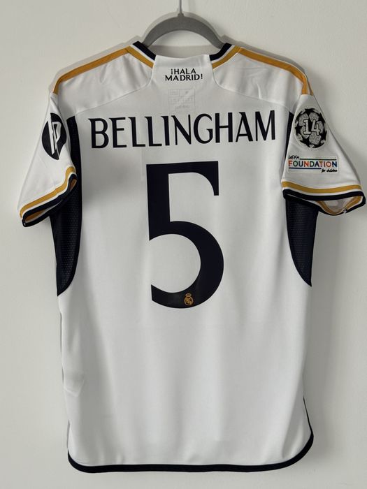 Tricou fotbal Real Madrid 23/24 Home Bellingham Carvajal Kroos