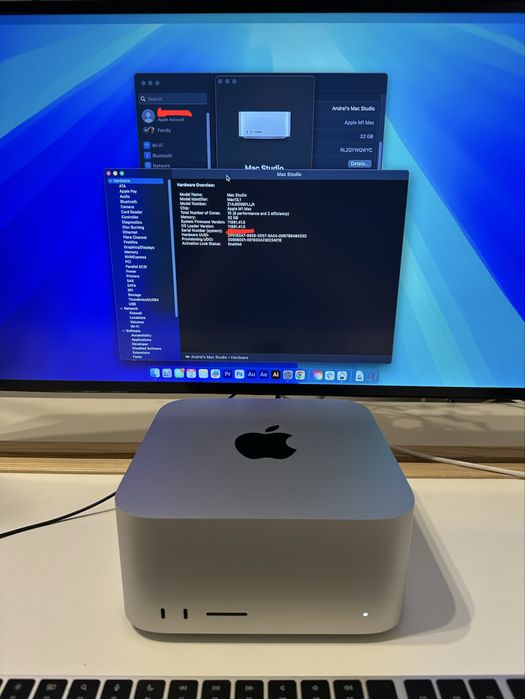 Vand Mac Studio M1 32GB RAM 1TB SSD